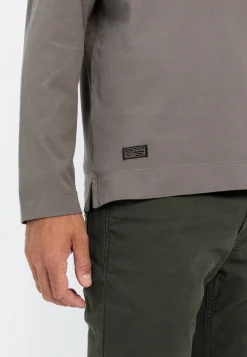 Herren Camel Active T-Shirts & Polos^Langarm Poloshirt aus zertifiziertem Organic Cotton