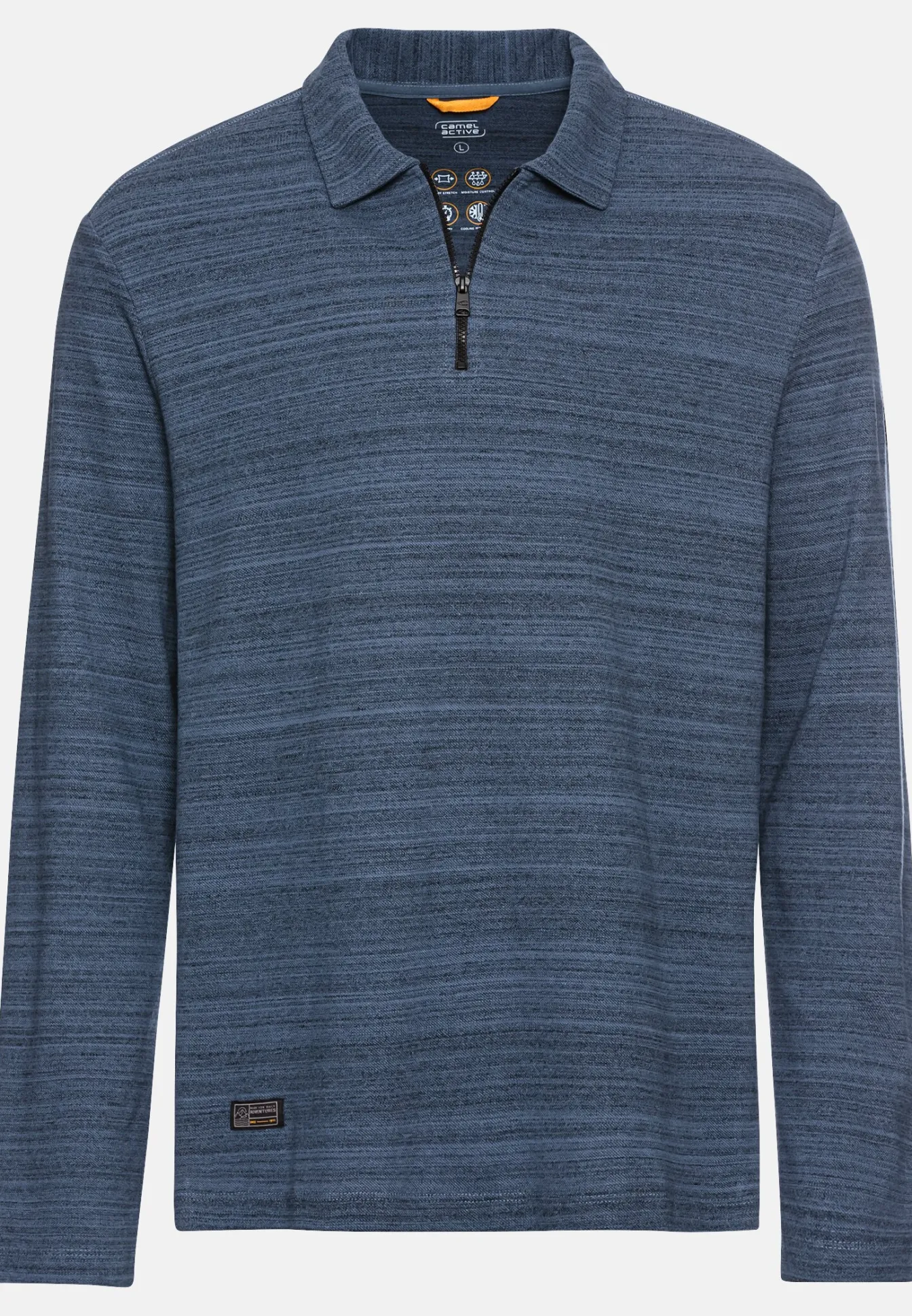 Herren Camel Active T-Shirts & Polos^Langarm Poloshirt mit Cooling Effekt