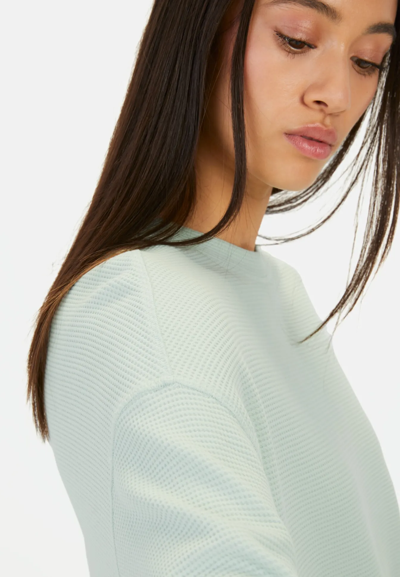 Damen Camel Active T-Shirts & Polos^Langarm Sweatshirt aus reiner Baumwolle