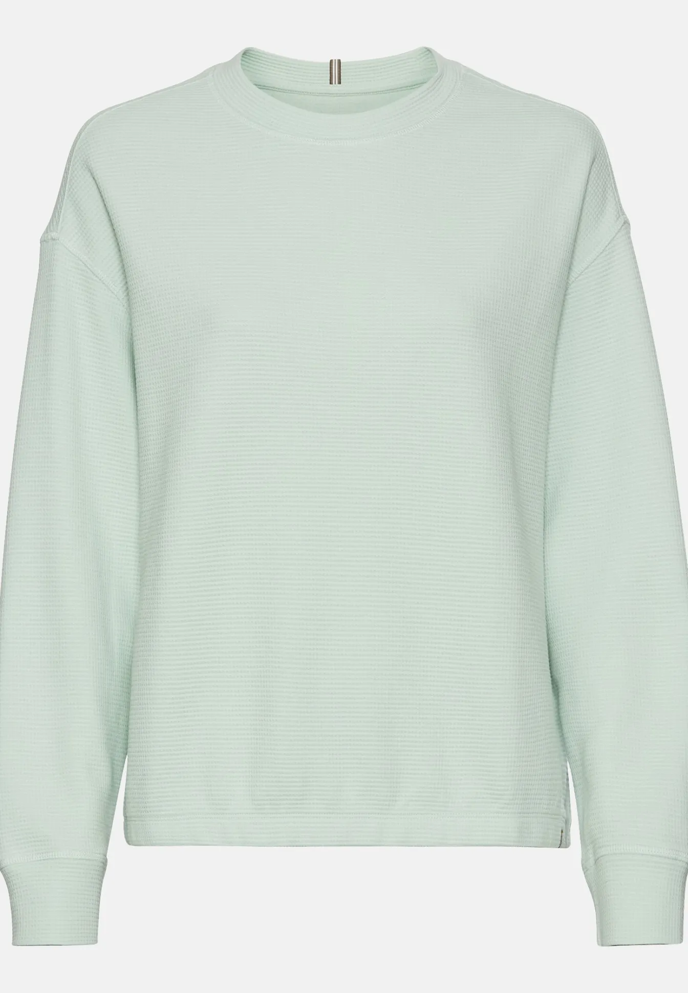 Damen Camel Active T-Shirts & Polos^Langarm Sweatshirt aus reiner Baumwolle