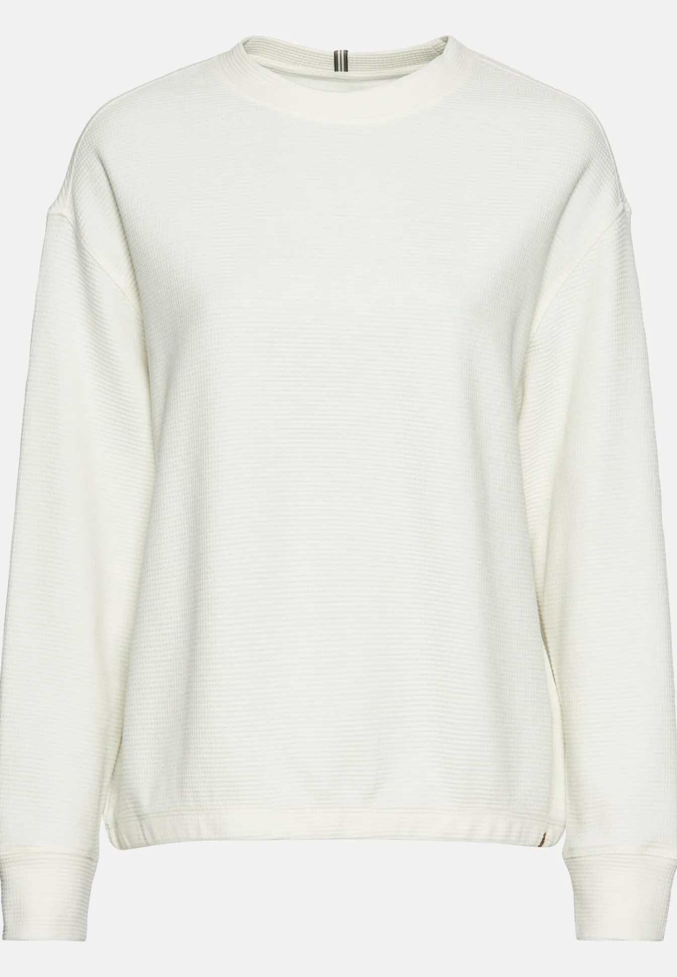 Damen Camel Active T-Shirts & Polos^Langarm Sweatshirt aus reiner Baumwolle