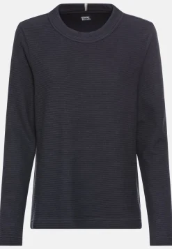 Damen Camel Active Sweatshirts & Hoodies^Langarm Sweatshirt mit Waffelmuster