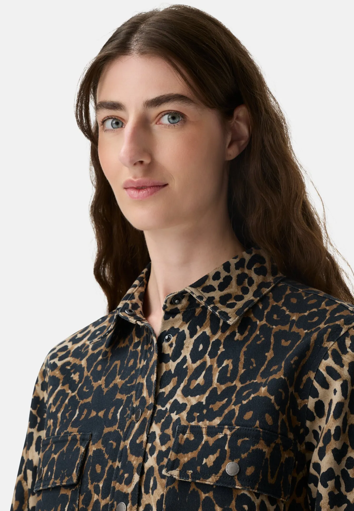 Damen Camel Active Blusen^Langarmbluse mit Leo-Muster