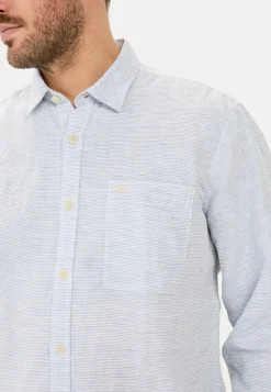 Herren Camel Active Hemden^Langarmhemd aus Leinenmix