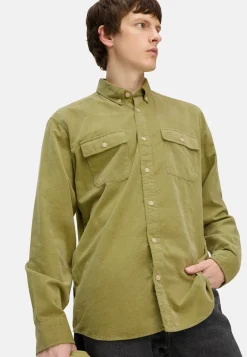 Herren Camel Active Hemden^Langarmhemd mit aufgesetzten Taschen