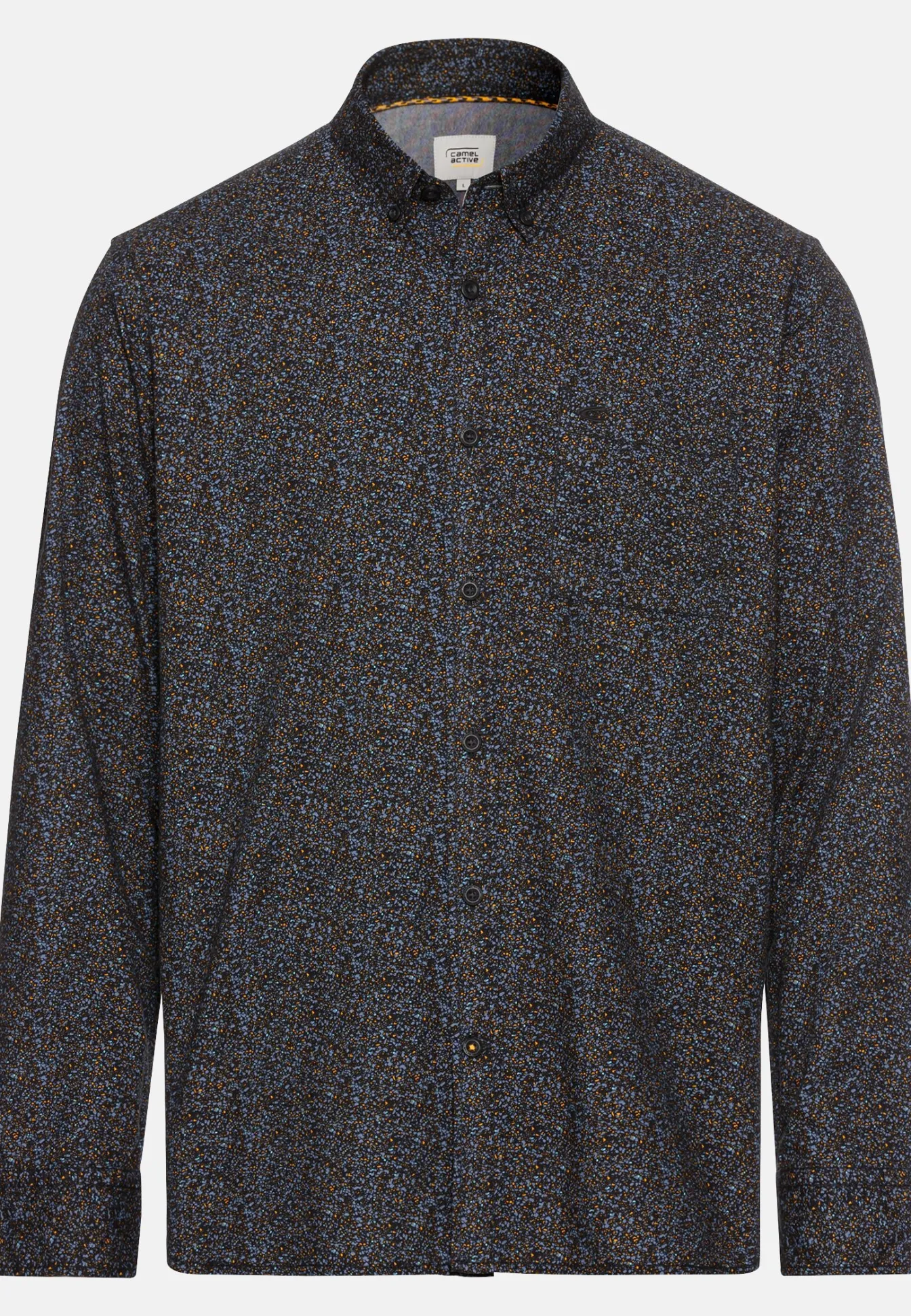 Herren Camel Active Hemden^Langarmhemd mit Minimal-Print