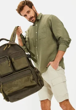 Herren Camel Active Hemden^Langarm-Leinenhemd mit Soft-Wash-Veredelung