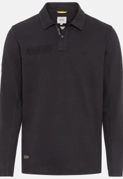 Herren Camel Active T-Shirts & Polos^Langarm-Poloshirt aus reiner Baumwolle