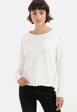 Damen Camel Active T-Shirts & Polos^Langarmshirt aus reiner Baumwolle