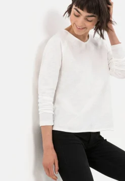 Damen Camel Active T-Shirts & Polos^Langarmshirt aus reiner Baumwolle