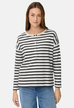 Damen Camel Active T-Shirts & Polos^Langarmshirt mit Knopfverschluss