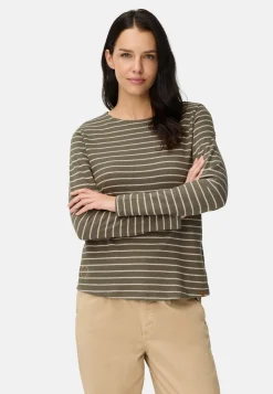 Damen Camel Active T-Shirts & Polos^Langarm-T-Shirt aus Bio-Baumwolle