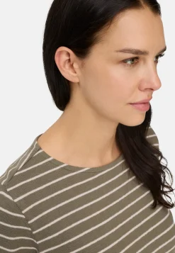 Damen Camel Active T-Shirts & Polos^Langarm-T-Shirt aus Bio-Baumwolle