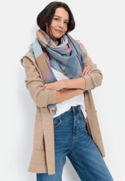 Damen Camel Active Pullover & Cardigans^Langer Cardigan mit Kapuze