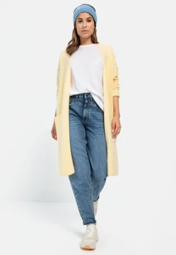 Damen Camel Active Pullover & Cardigans^Langer Cardigan mit Taschen