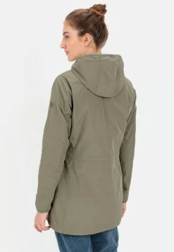 Damen Camel Active Jacken & Westen^Langer Windbreaker aus recyceltem Polyester