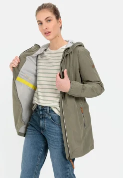 Damen Camel Active Jacken & Westen^Langer Windbreaker aus recyceltem Polyester