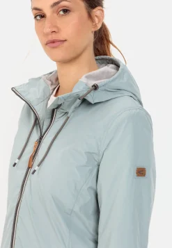 Damen Camel Active Jacken & Westen^Langer Windbreaker mit weichem Plüschfutter