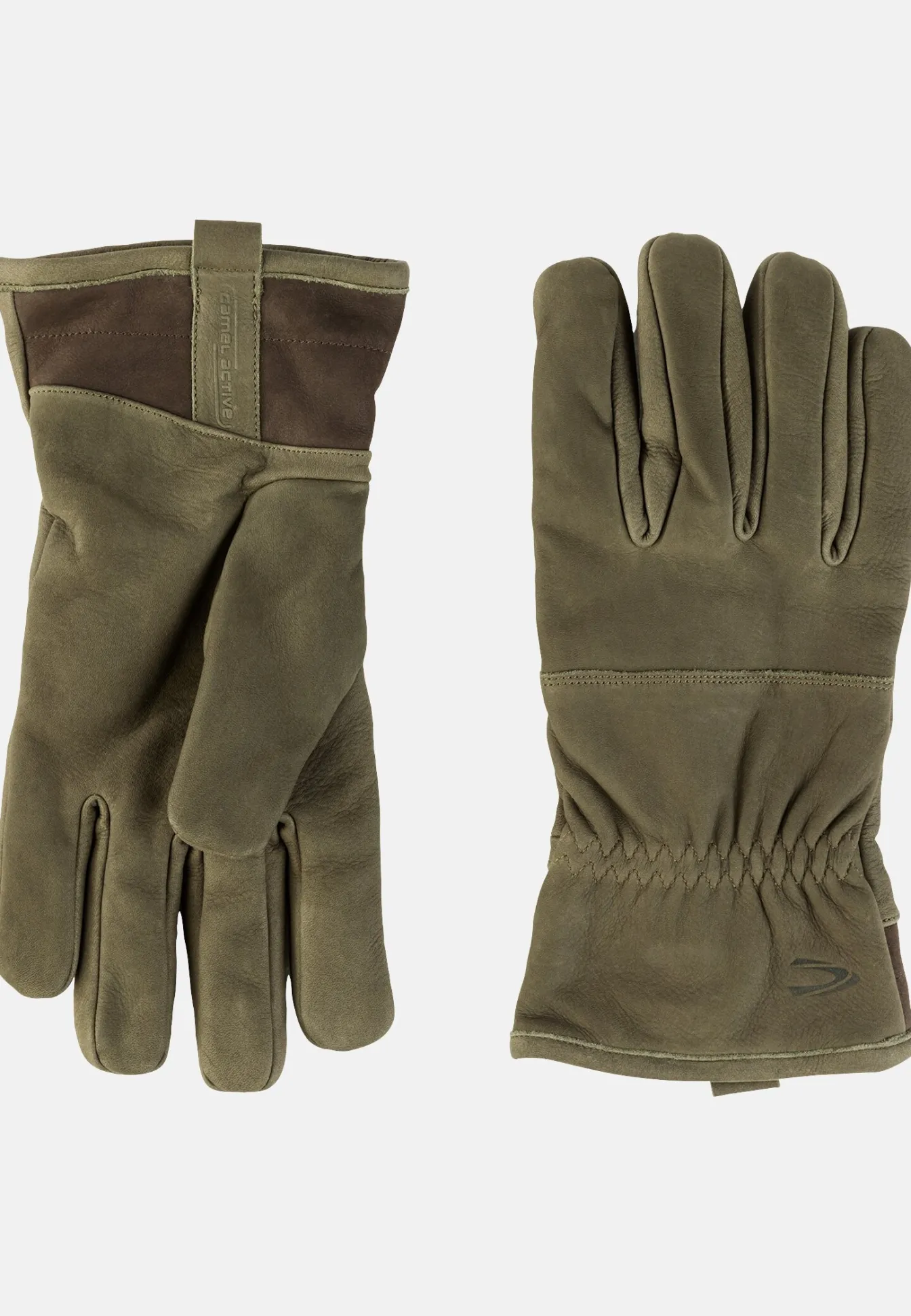 Herren Camel Active Handschuhe^Lederhandschuhe in markanter Optik