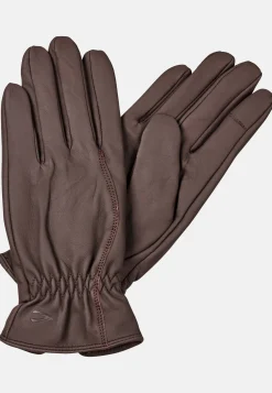 Damen Camel Active Handschuhe^Lederhandschuhe mit leichtem Strickfutter