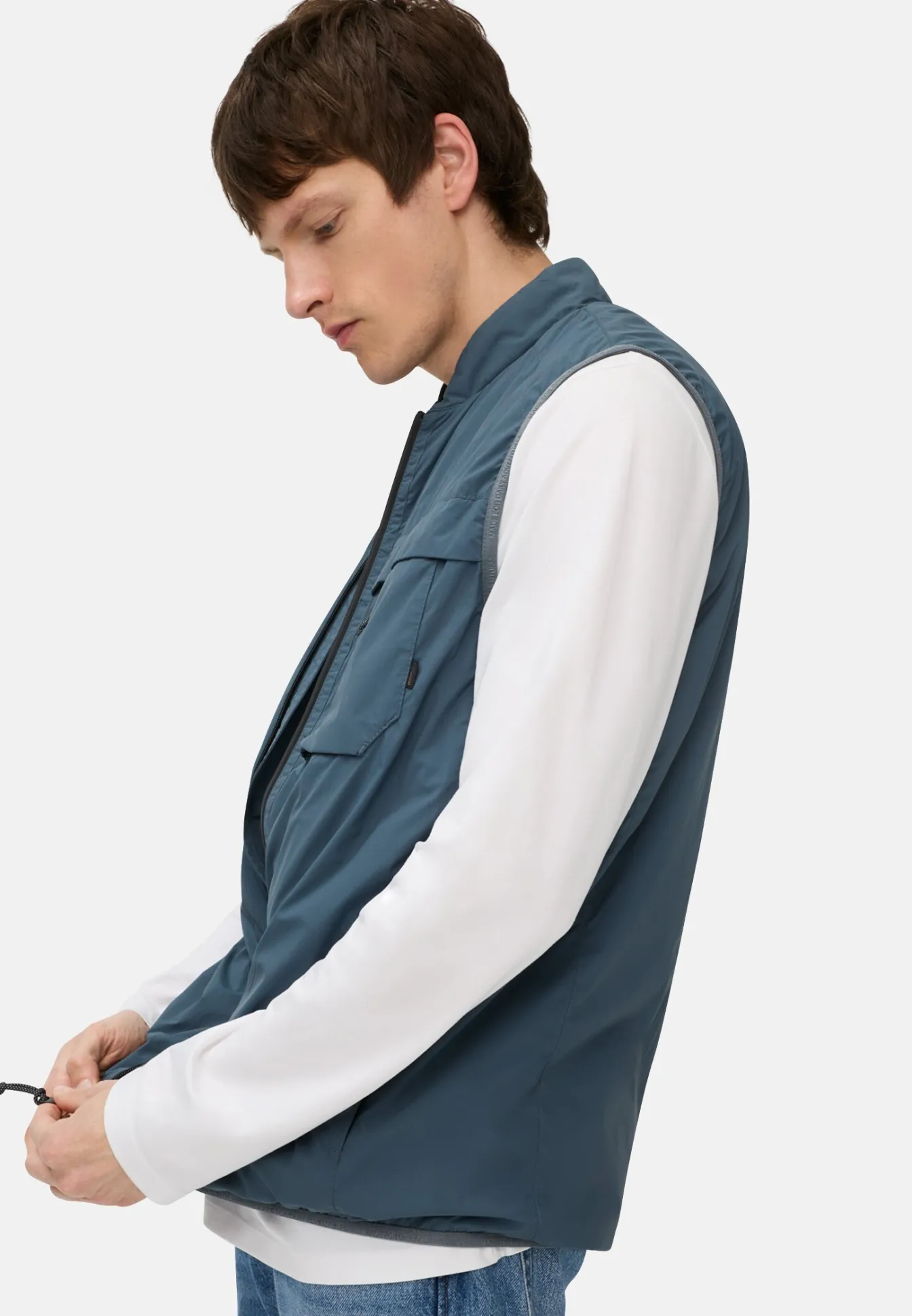 Herren Camel Active Jacken & Westen^Leichte einrollbare Weste mit Funktionstaschen