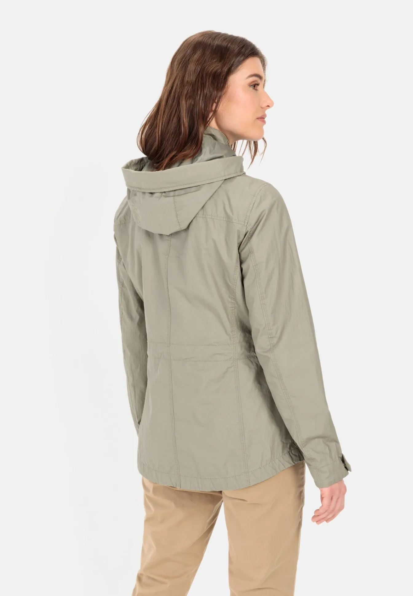 Damen Camel Active Jacken & Westen^Leichte Jacke aus reiner Baumwolle im Vintage Look