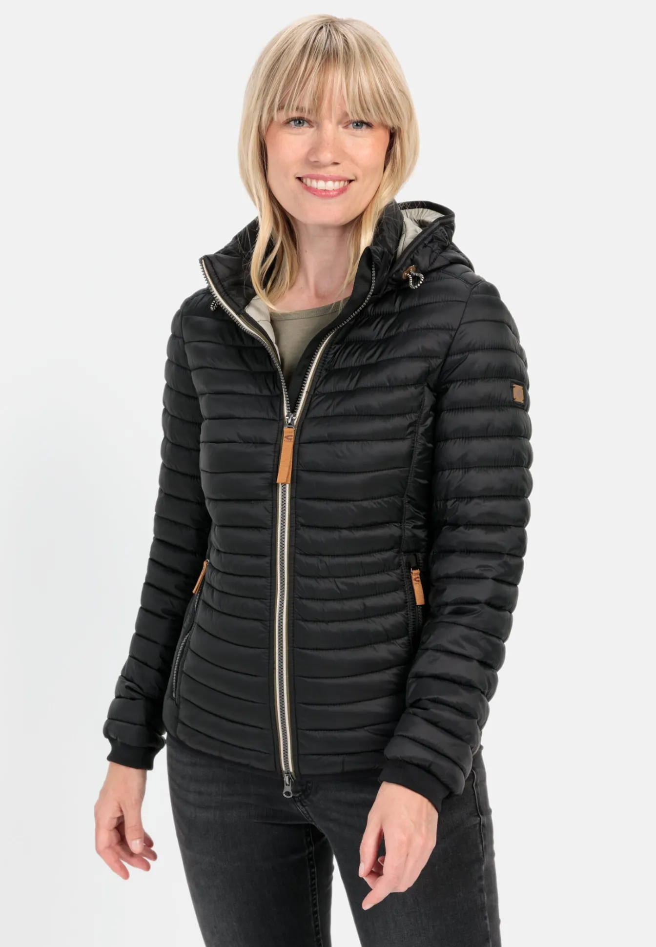 Damen Camel Active Jacken & Westen^Leichte Steppjacke aus recyceltem Polyamid