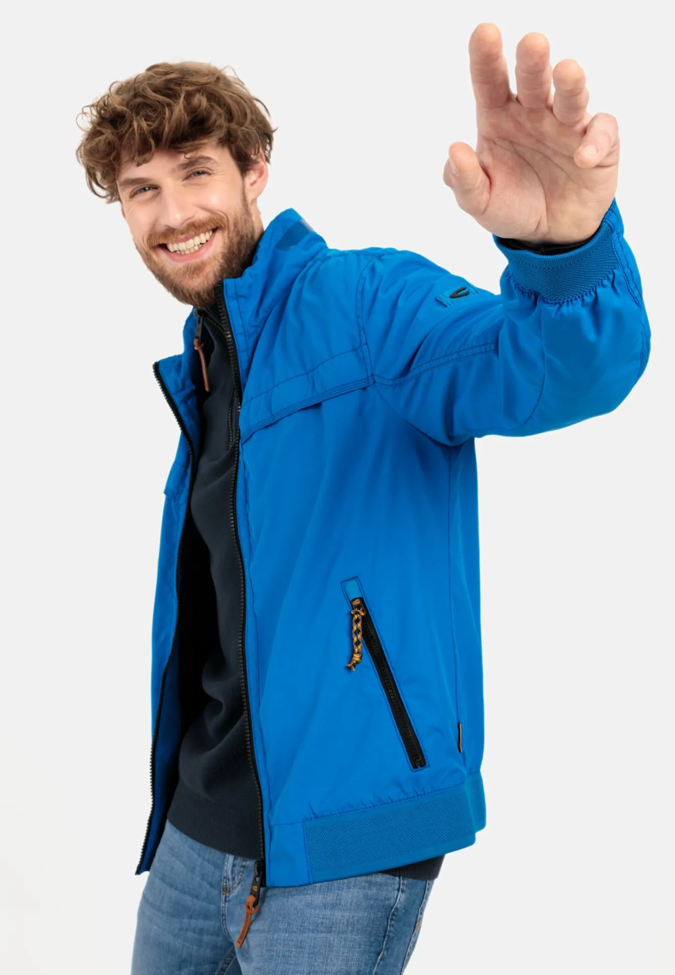 Herren Camel Active Jacken & Westen^Leichter Blouson aus recyceltem Polyester