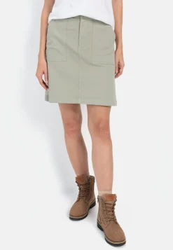 Damen Camel Active Röcke^Leichter Jeans Rock aus Baumwollmix