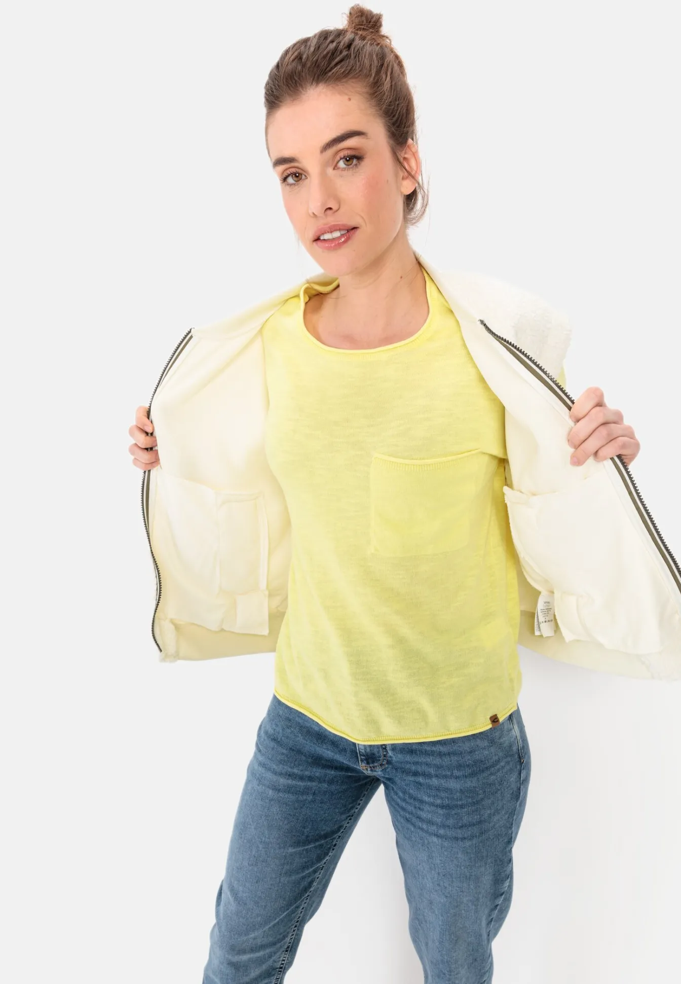Damen Camel Active Pullover & Cardigans^Leichter Strickpullover im Oversized Fit