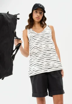 Damen Camel Active T-Shirts & Polos^Leichtes Baumwoll-Top mit Streifenmuster