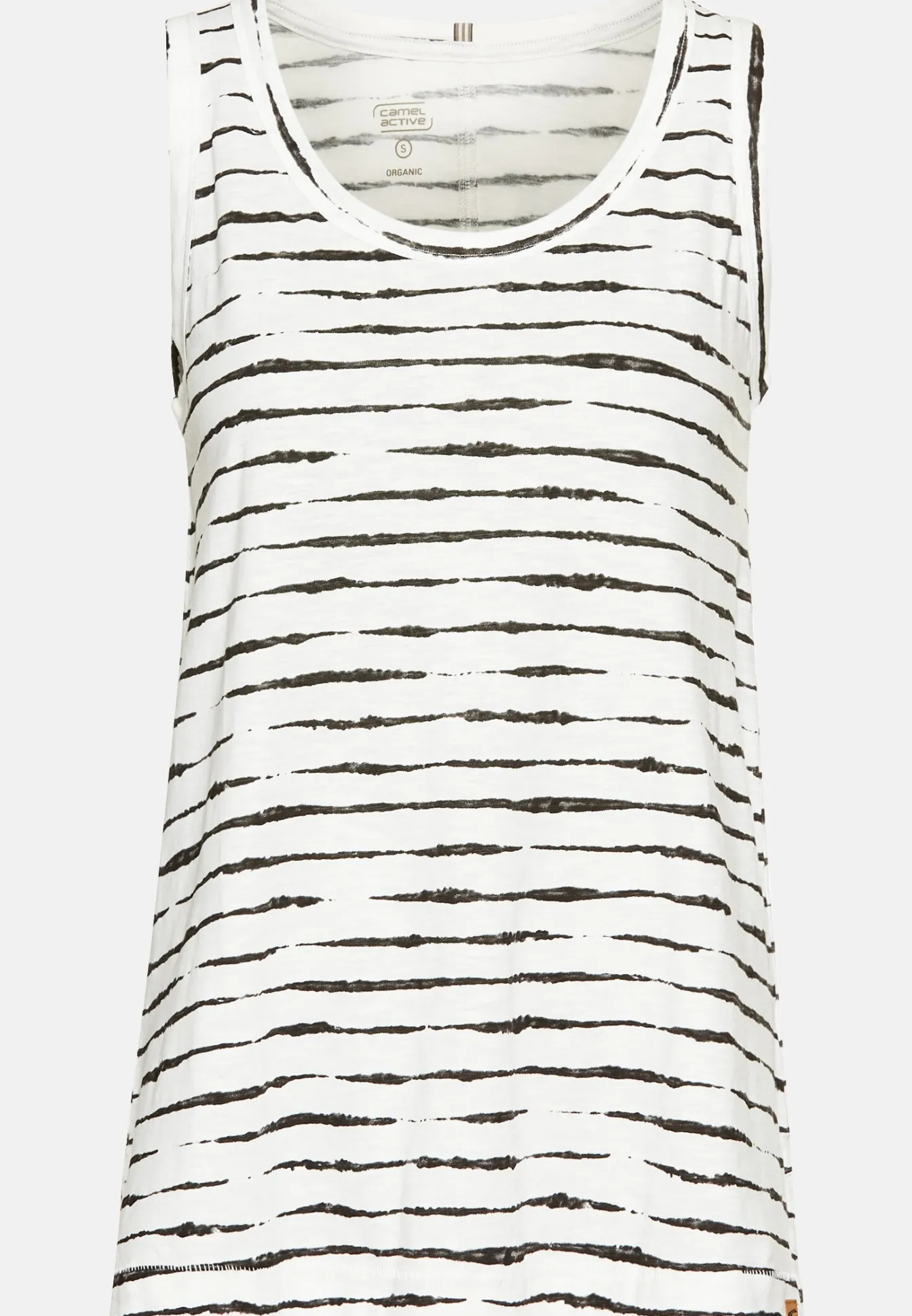 Damen Camel Active T-Shirts & Polos^Leichtes Baumwoll-Top mit Streifenmuster