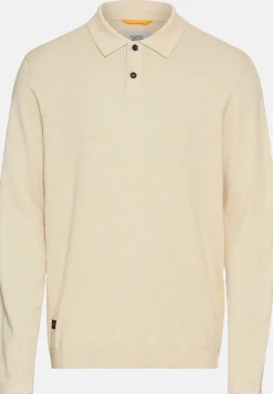 Herren Camel Active T-Shirts & Polos^Leichtes Langarm Polo aus reiner Baumwolle