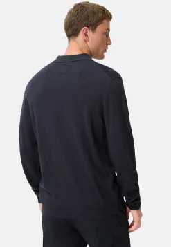 Herren Camel Active T-Shirts & Polos^Leichtes Langarm Polo aus reiner Baumwolle