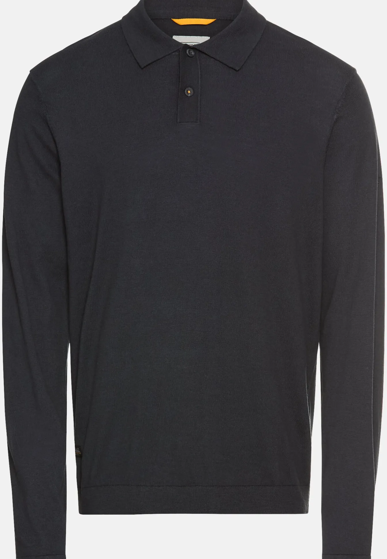Herren Camel Active T-Shirts & Polos^Leichtes Langarm Polo aus reiner Baumwolle