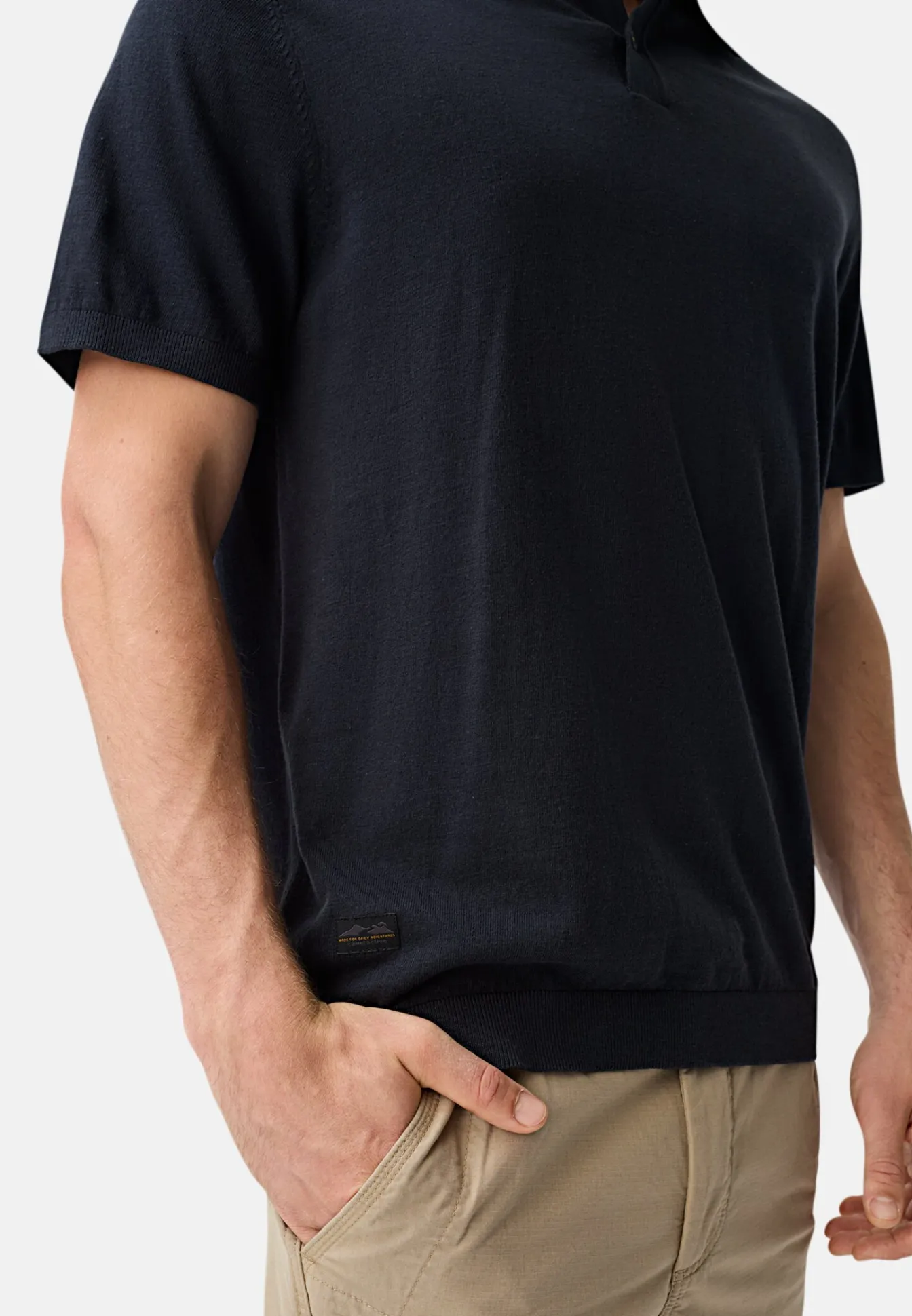 Herren Camel Active T-Shirts & Polos^Leichtes Strick-Polo aus reiner Baumwolle
