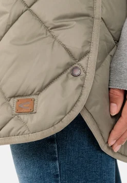 Damen Camel Active Jacken & Westen^Longweste mit Kapuze aus recyceltem Polyester