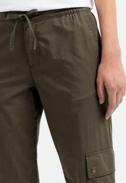 Damen Camel Active Hosen^Loose fit Cargo mit Kordelzug
