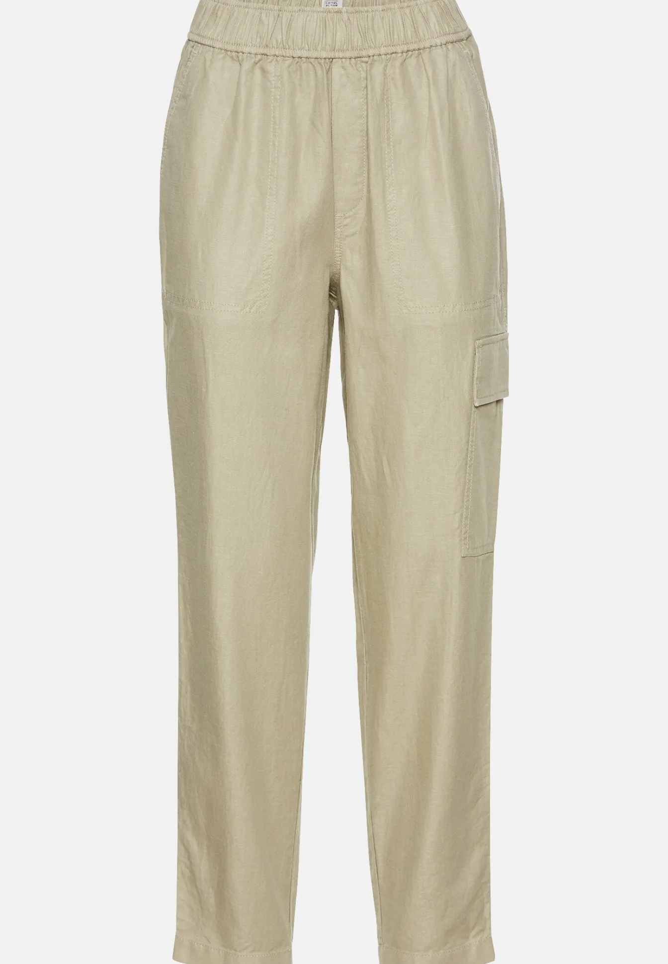 Damen Camel Active Hosen^Loose Fit Hose aus Leinenmix