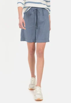 Damen Camel Active Hosen^Loose Fit Leinenshorts