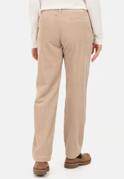 Damen Camel Active Hosen^Loose Fit Softcordhose aus Baumwolle