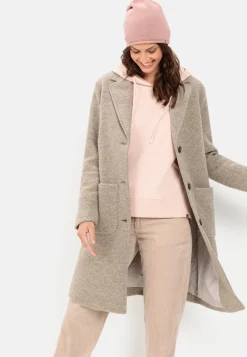 Damen Camel Active Jacken & Westen^Mantel aus einem warmen Wollmix