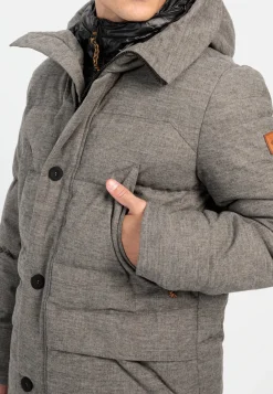 Herren Camel Active Jacken & Westen^Mantel mit abnehmbarem Kapuzenfutter