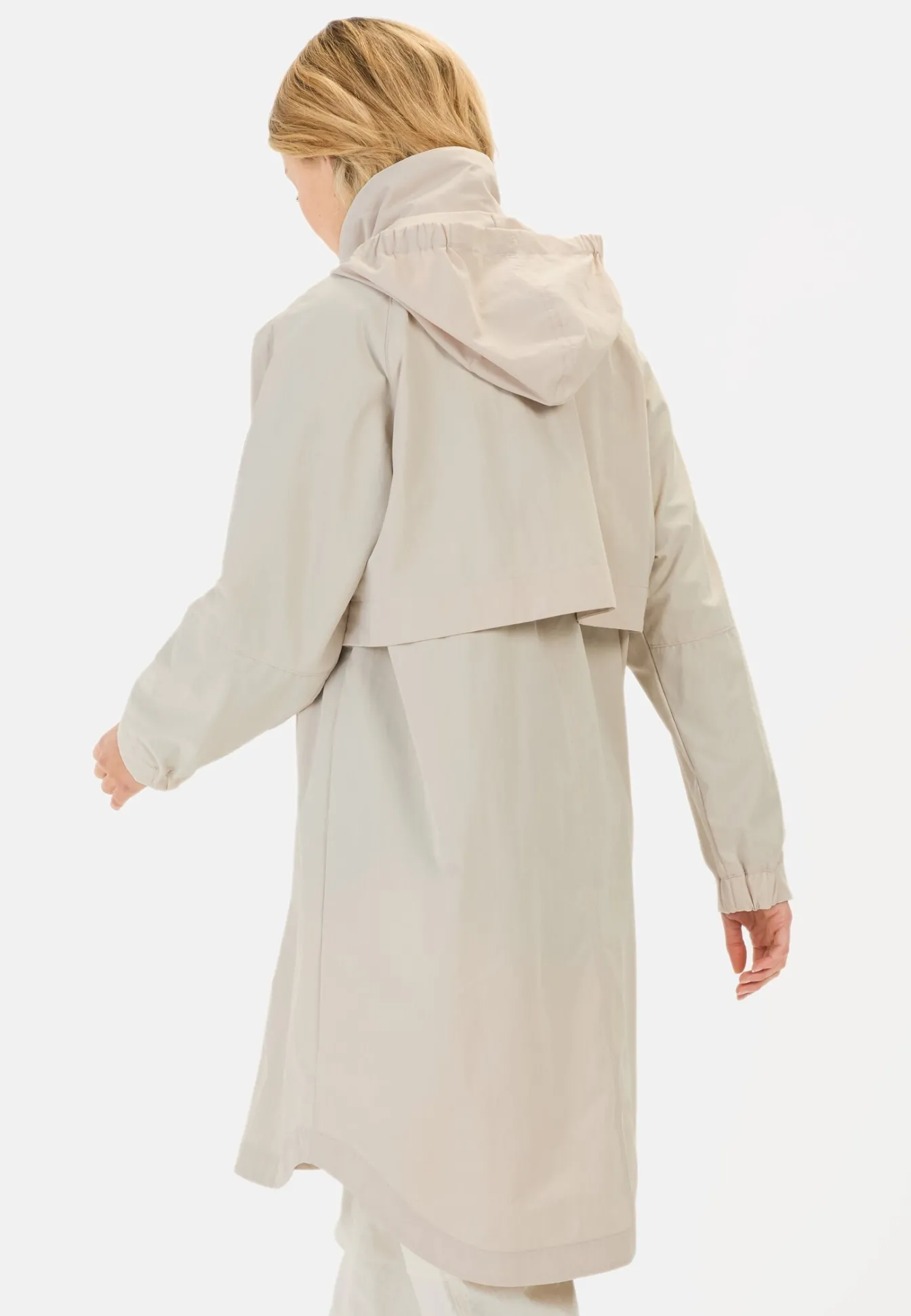 Damen Camel Active Jacken & Westen^Mantel mit integrierter Kapuze