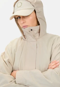 Damen Camel Active Jacken & Westen^Mantel mit integrierter Kapuze