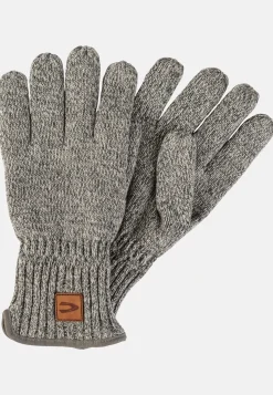 Herren Camel Active Handschuhe^Melierte Strickhandschuhe mit warmen Futter
