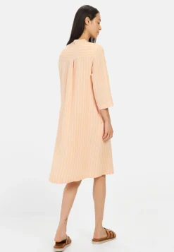 Damen Camel Active Kleider^Mittellanges Kleid mit Rückenfalte