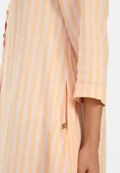 Damen Camel Active Kleider^Mittellanges Kleid mit Rückenfalte