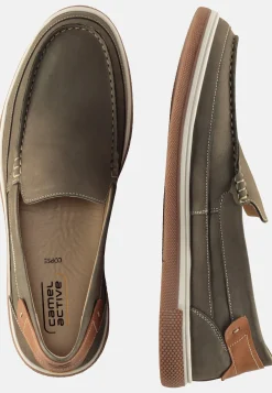 Herren Camel Active Halbschuhe^Mokassin aus echtem Nubukleder