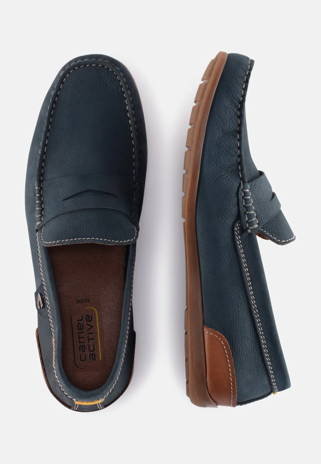 Herren Camel Active Halbschuhe^Mokassins aus Nubukleder